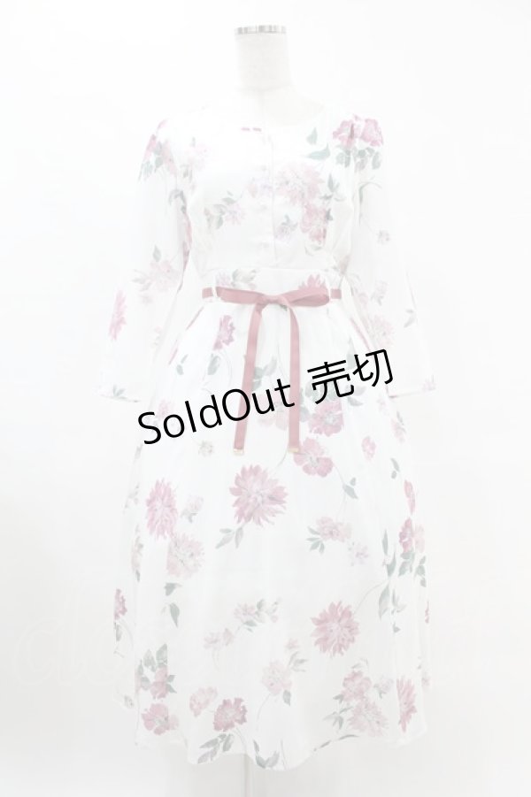 画像1: tocco closet / 花柄ワンピース M オフ H-25-05-08-028-0-OP-NS-ZH (1)