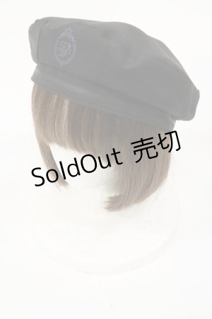 画像: Amavel / Fantasic School ベレー帽  ブラック H-25-05-09-038-CA-AC-NS-ZH