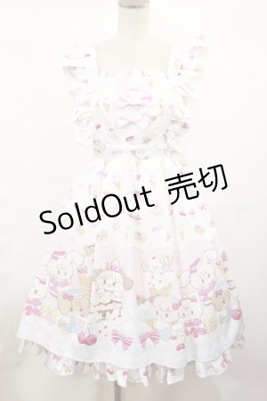 画像: axes femme kawaii / ダイナーカフェジャンパースカート M オフ H-25-05-09-007-AX-OP-NS-ZH