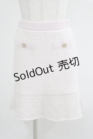 画像: Lily Brown / LILY BROWN×MARY QUANTツイードニットスカート Free PINK H-25-05-09-1040-EL-SK-NS-ZH