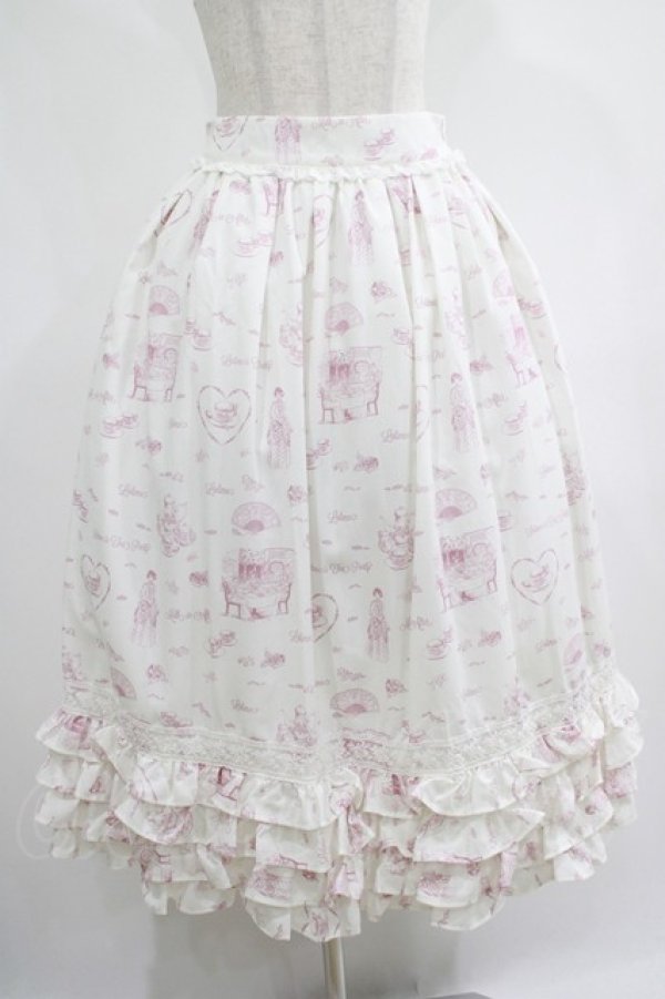 画像1: Lolime by mellfy memory / Milk in Afterスカート M PINK H-25-05-09-1005-GO-SK-NS-ZH (1)