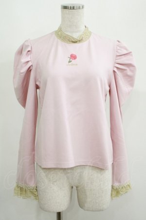 画像: Lolime by mellfy memory / Mary rose ハイネックカットソー M PINK H-25-05-09-1044-GO-TO-NS-ZH