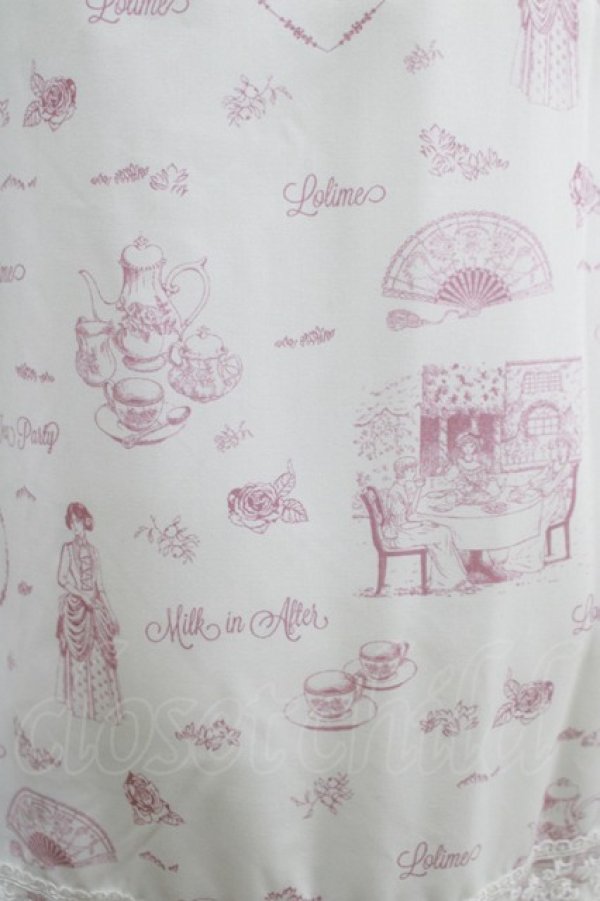 画像4: Lolime by mellfy memory / Milk in Afterスカート M PINK H-25-05-09-1005-GO-SK-NS-ZH (4)