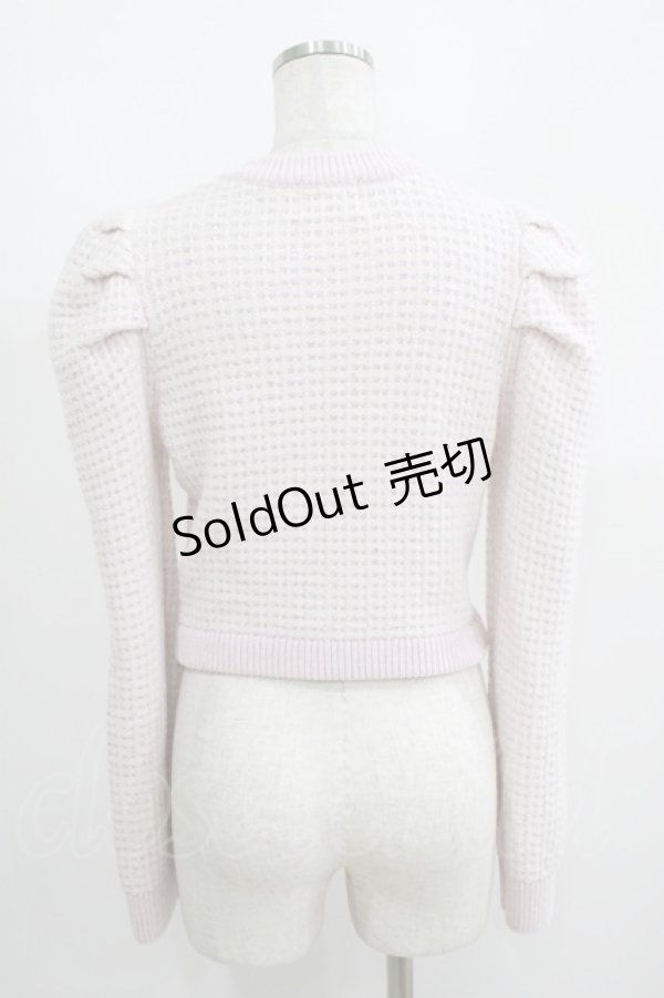 画像3: Lily Brown / LILY BROWN×MARY QUANTツイードニットカーディガン Free PINK H-25-05-09-1060-EL-TO-NS-ZH (3)