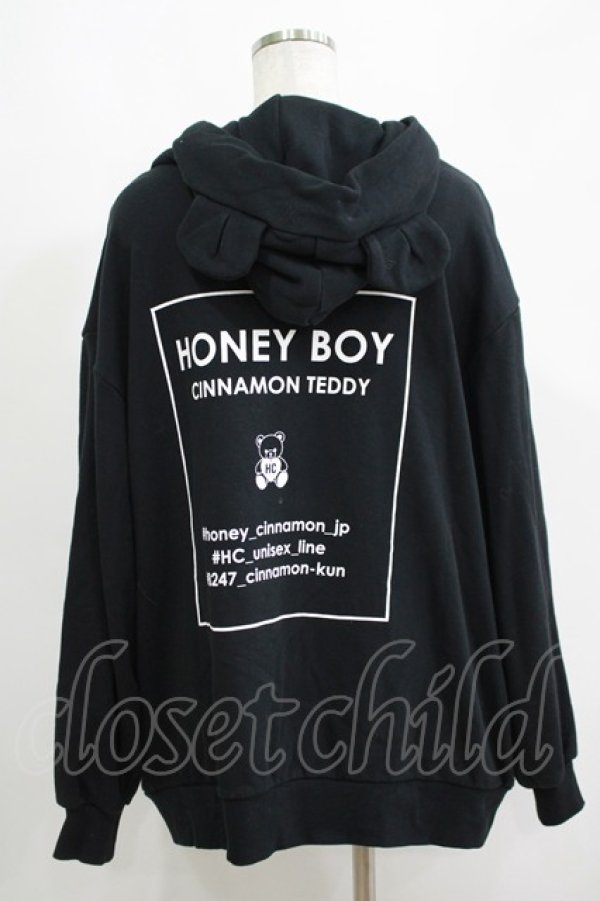 画像3: Honey Cinnamon / くまみみパーカー Free ブラック H-25-05-09-1062-LO-TO-NS-ZH (3)