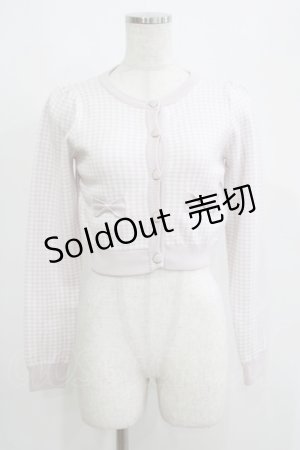 画像: evelyn / リボンポケットニット Free ピンク H-25-05-09-1064-LO-TO-NS-ZH