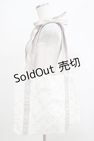 画像: evelyn / ロゴトートバッグ  オフ H-25-05-09-1072-LO-BG-NS-ZH