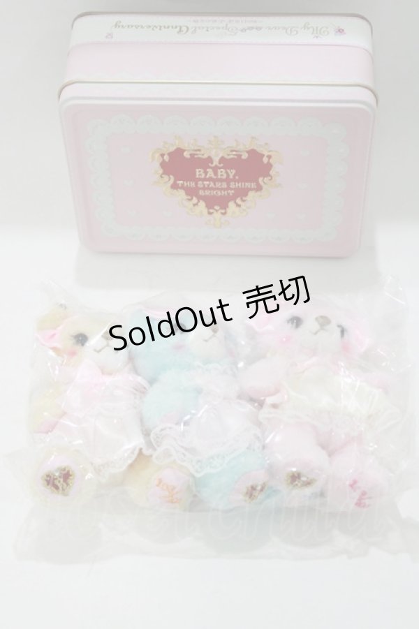 画像1: BABY,THE STARS SHINE BRIGHT / お茶会ノベルティなかよしくみゃちゃんストラップセット  ピンク H-25-05-09-1077-BA-ZA-NS-ZH (1)