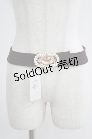 画像: axes femme POETIQUE / ガトー・フレーズゴムベルト Free ブラウン H-25-05-09-1080-AX-ZA-NS-ZH