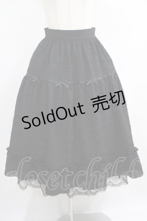 画像: axes femme POETIQUE / シアーチェックティアードスカート M ブラック H-25-05-09-1011-AX-SK-NS-ZH