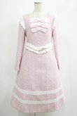 画像1: Lolime by mellfy memory / twinkle tweed ワンピース M PINK H-25-05-09-1002-GO-OP-NS-ZH (1)