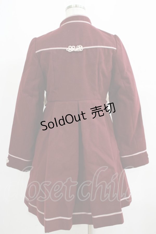 画像3: 【SALE】Amavel / チャイナ風コート Free ボルドー H-25-05-09-1022-CA-CO-NS-ZT-C029 (3)