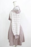 画像2: evelyn / ドッキングニットワンピース Free ピンク H-25-05-09-1028-LO-OP-NS-ZH (2)