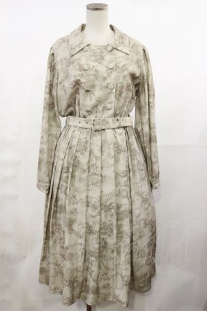 画像: an another angelus / エンジェル柄ダブル釦ワンピース Free BEIGE H-25-05-09-013-CA-OP-NS-ZH