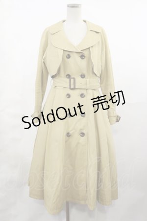 画像: an another angelus / ケープシルエットフレアートレンチコート Free BEIGE H-25-05-09-016-CA-CO-NS-ZH