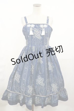 画像: Snowdrop to Saint Maria（海外ロリータブランド） / ジャンパースカート L ネイビー H-25-05-09-003-LO-OP-NS-ZH