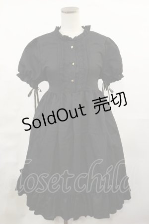 画像: Snowdrop to Saint Maria（海外ロリータブランド） / 半袖ワンピース L ブラック H-25-05-09-024-LO-OP-NS-ZH
