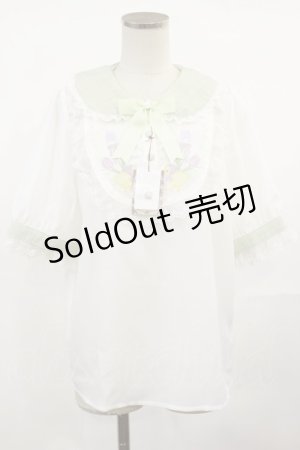 画像: Amavel / Tulip Festivalブラウス Free ミント H-25-05-09-031-CA-BL-NS-ZH