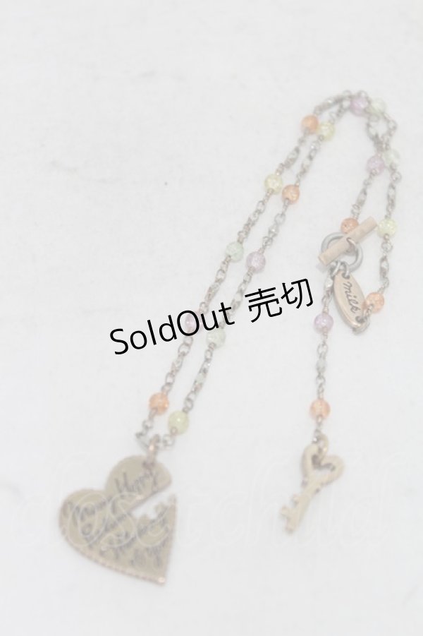 画像3: MILK / Heart Keyネックレス  ゴールド H-25-10-03-1029-ML-AC-KB-ZH (3)
