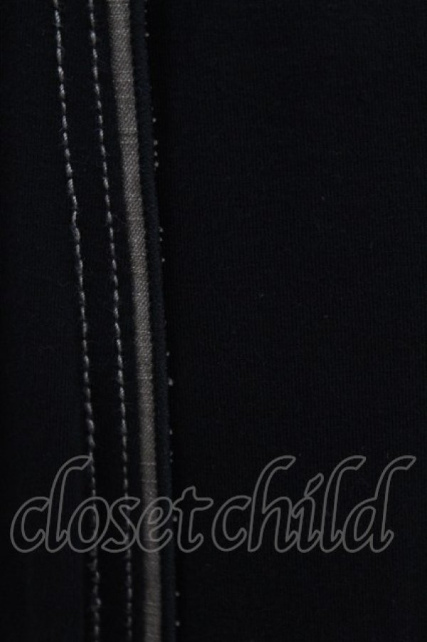 画像3: Ozz Croce / 裾プリント配色スカート  黒×茶 H-25-05-10-1027-OO-SK-KB-ZH (3)