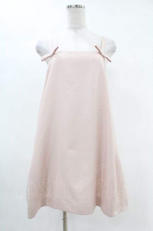 画像1: Katie / CAFE CHICリボンワンピース F ピンク H-25-05-10-1030-LO-OP-KB-ZH (1)