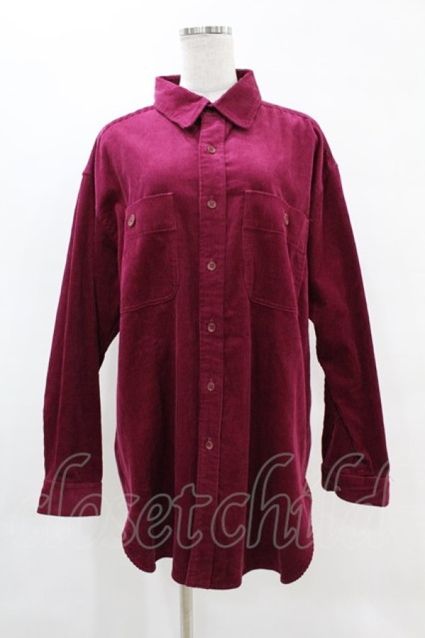 画像1: MILKBOY / CORDUROY SHIRTS  ワイン H-25-05-10-1048-MB-BL-KB-ZH (1)