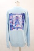 画像2: NieR Clothing / ブルーラビットトレーナー【BACK DESIGN】  サックス H-25-05-10-1054-PU-TO-KB-ZH (2)