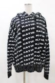 画像1: Katie / KATIE LOGO FAB BIG HOODIE  黒 H-25-05-10-1059-LO-TO-KB-ZH (1)