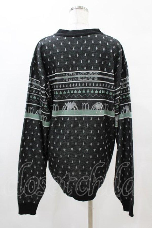 画像2: MILKBOY / SPIDER CARDIGAN  ブラック H-25-05-10-1060-MB-TO-KB-ZH (2)
