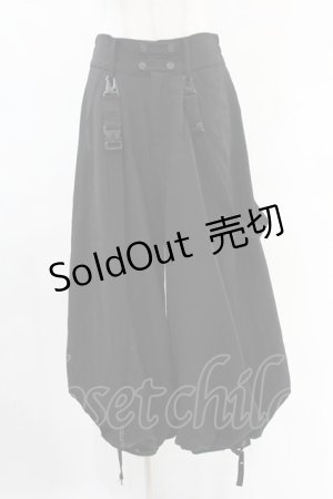 画像: Princess Chronicles / ラビット黒皇子のアサシンスタイルパンツ L 黒 H-25-05-10-1008-PU-PA-KB-ZH