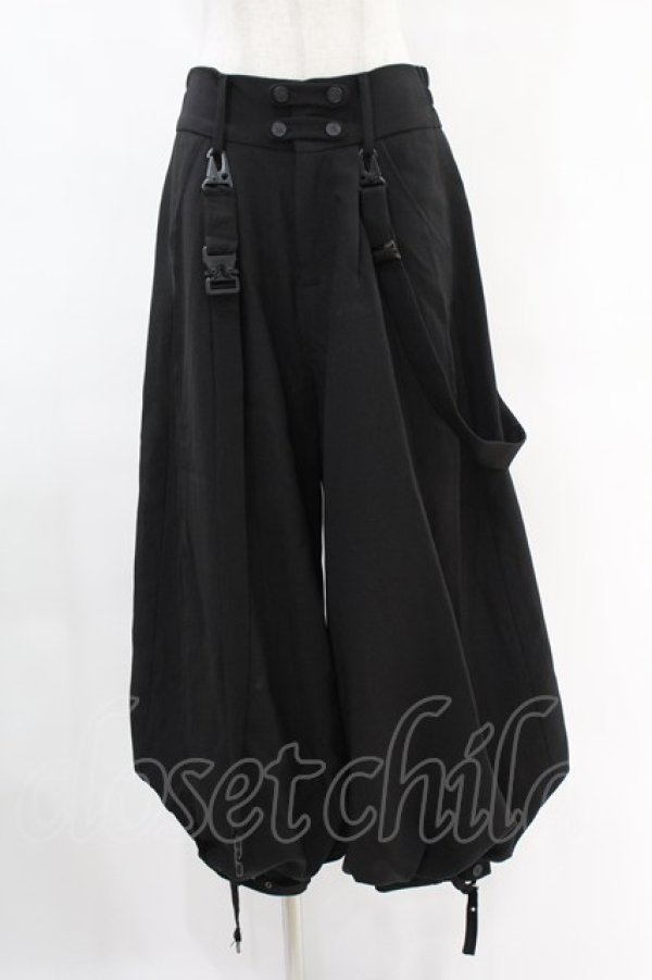 画像1: Princess Chronicles / ラビット黒皇子のアサシンスタイルパンツ L 黒 H-25-05-10-1008-PU-PA-KB-ZH (1)