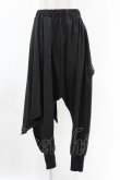 画像1: NieR Clothing / アシメレイヤードパンツ F 黒 H-25-05-10-1009-PU-PA-KB-ZH (1)