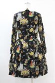 画像2: Jane Marple / クラシックSnow Whiteワンピース  ブラック H-25-05-10-1023-JM-OP-KB-ZH (2)