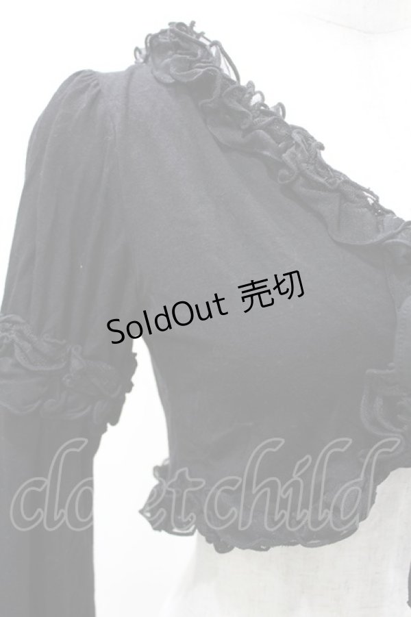 画像4: FRILL / ラビット2Wayボレロ  黒 H-25-05-10-014-HN-TO-KB-ZH (4)