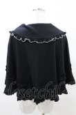 画像2: BPN / フリルカットソーケープ  黒 H-25-05-10-015-GO-JA-KB-ZH (2)