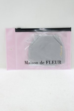 画像: Maison de FLEUR / オリジナルマスク  グレー H-25-05-12-055-LO-ZA-NS-ZH
