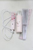 画像1: m petit by misako / ヘアアイロン+ロールブラシ+扇子  ピンク H-25-05-12-064-LO-ZA-NS-ZH (1)