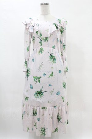 画像: MILK / Lily bell long Dress  ベビーピンク H-25-05-12-1019-ML-OP-KB-ZH