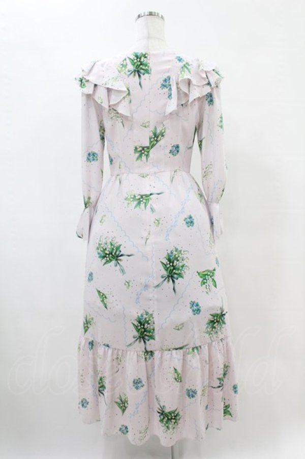 画像2: MILK / Lily bell long Dress  ベビーピンク H-25-05-12-1019-ML-OP-KB-ZH (2)