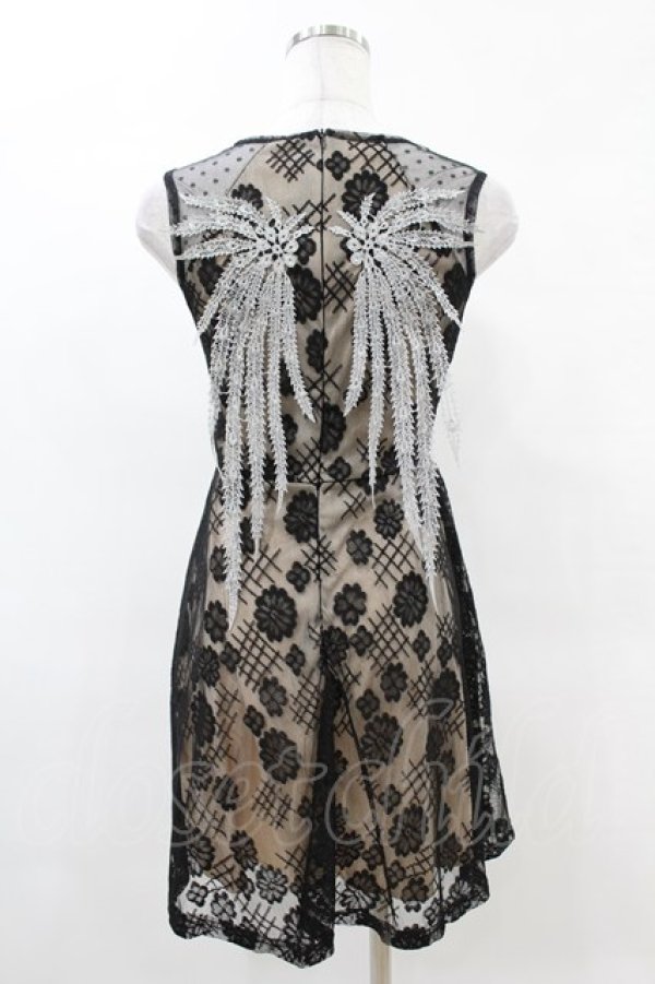 画像2: NUDE N' RUDE / Spirit wing dress S-M ベージュ×黒 H-25-05-12-1026-GO-OP-KB-ZH (2)