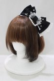 画像1: Angelic Pretty / Shiny Princessリボンカチューシャ  ブラック H-25-05-12-065-AP-AC-NS-ZH (1)
