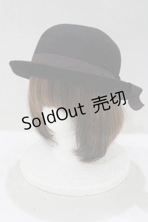 画像: Amavel / フェルトハット  ブラック H-25-05-12-074-CA-AC-NS-ZH