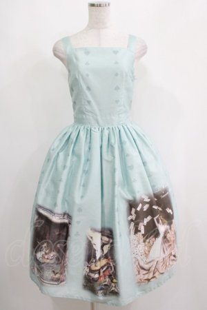 画像: Innocent World / 金子國義アリスジャストウエストジャンパースカート M108cm サックス H-25-05-12-006-IW-OP-NS-ZH
