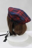 画像2: Victorian maiden / ブリティッシュチェックリボンベレー  Cherry H-25-05-12-079-CL-AC-NS-ZH (2)