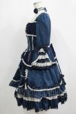 画像2: Angelic Pretty / ローズガーデンプリンセスワンピース free 紺 H-25-05-12-009-AP-OP-NS-ZH (2)