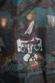 画像4: ALICE and the PIRATES / CHOcOlate addiction 〜with your SweEt Memories〜柄ワンピース Free エメラルド×茶レース H-25-05-12-001-PA-OP-NS-ZH (4)