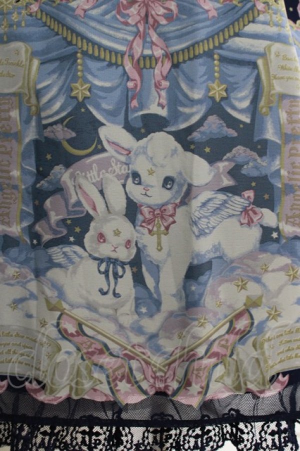 画像4: Angelic Pretty / Holy Theaterジャンパースカート Free ネイビー H-25-05-12-010-AP-OP-NS-ZH (4)