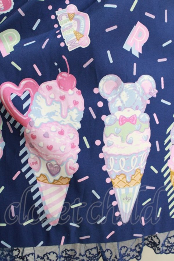 画像4: Angelic Pretty / Decoration Ice Creamジャンパースカート Free  H-25-05-12-011-AP-OP-NS-ZH (4)