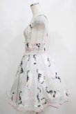 画像2: To Alice / ねこプリントサスペンダースカート S オフ H-25-05-12-017-LO-SK-NS-ZH (2)