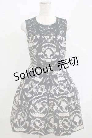 画像: JESUS DIAMANTE / ロマンスドールワンピース 40 バロックangelブラック H-25-05-13-031-JE-OP-NS-ZH